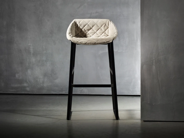 KEKKE LIVING - Upholstered stool by Piet Boon - view 2